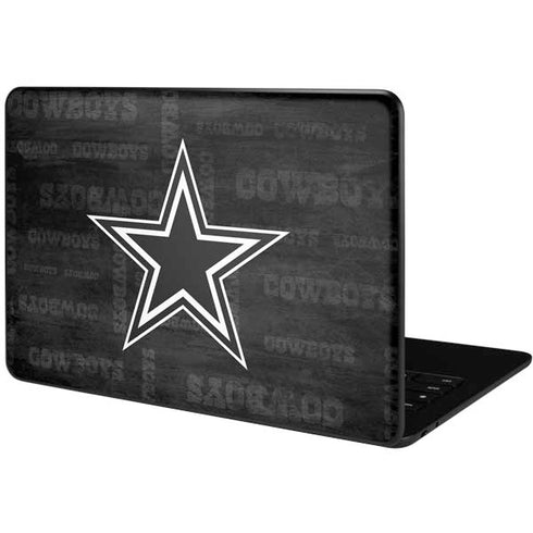 NFL Dallas Cowboys Black & White Google Pixelbook Go Skin